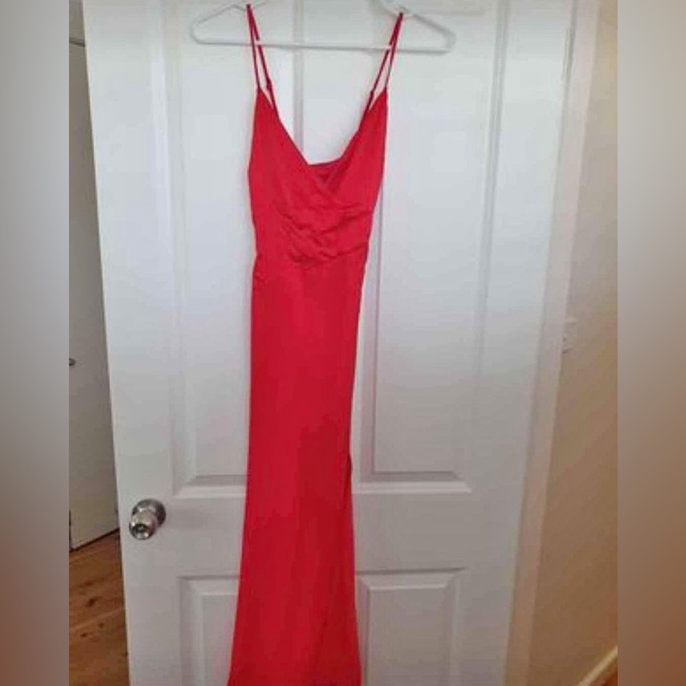 BARBOT RED SLIP DRESS    NWT - Picture 9 of 15